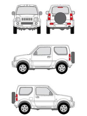 Galerie Pro Cruz Suzuki Jimny de 1998 à 2018 (tolé sans rails)