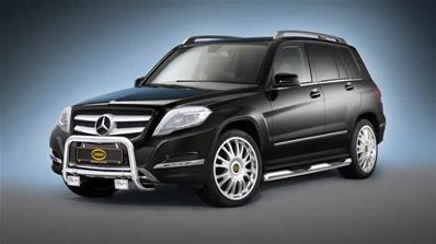 Marchepieds Inox Mercedes GLK depuis 2012