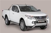 Parebuffle inox Mitsubishi L200 de 2016 à 2019