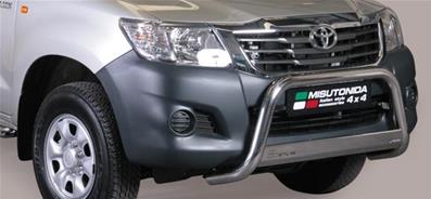 Parebuffle inox Toyota Hilux de 2011 à 2015