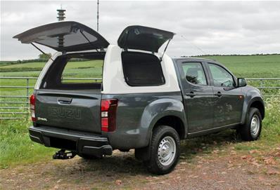 Hard Top Isuzu D-Max Double Cabine portes papillons depuis 2017