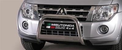 Parebuffle inox Mitsubishi Pajero de 2007 à 2015