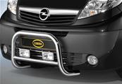 Parebuffle inox Ø 63mm Opel Vivaro de 2006 à 2014