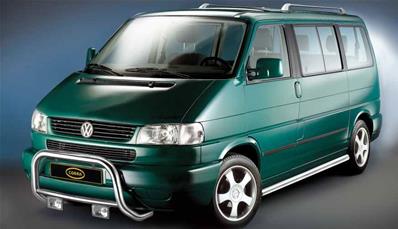 Parebuffle inox Ø 63mm VW Transporter T4 de 1996 à 2003