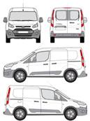 Galerie acier Ford Transit Connect II L1H1 depuis 2013