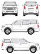 Galerie Safari Nissan Pathfinder depuis 2005 sans barres longitudinales